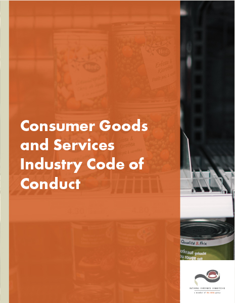 Consumer Goods and Services Industry Code of Conduct