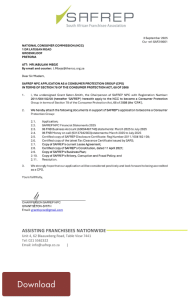 PIRB accreditation document